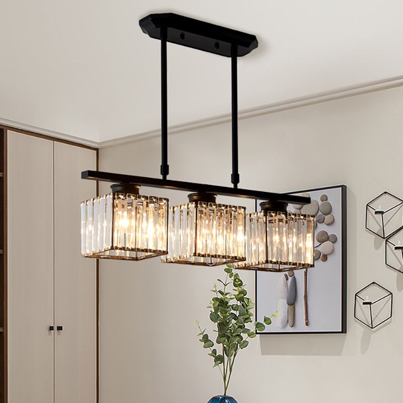 Nowoczesny Żyrandol Sufitowy z Kloszami Szklanymi | Designerska Lampa nad Stół