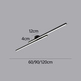 Nowoczesna Lampa Sufitowa LED w Podłużnym Stylu | Minimalistyczny Plafon do Salonu