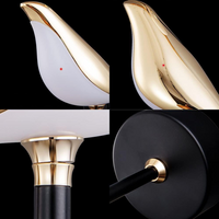 Kinkiet LED w Kształcie Ptak w Stylu Artystycznym | Designerska Lampa Ścienna