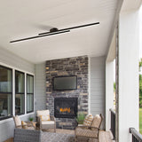 Nowoczesna Lampa Sufitowa LED w Podłużnym Stylu | Minimalistyczny Plafon do Salonu