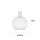 Drewniana Lampa Wisząca | Nowoczesna Lampa Sufitowa w Stylu Skandynawskim