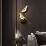 Kinkiet LED w Kształcie Ptak w Stylu Artystycznym | Designerska Lampa Ścienna