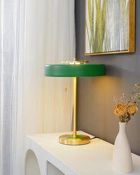 Lampa Stołowa LED w Stylu Vintage z Łańcuszkiem | Elegancka Lampka do Sypialni