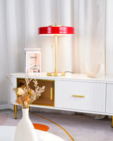 Lampa Stołowa LED w Stylu Vintage z Łańcuszkiem | Elegancka Lampka do Sypialni