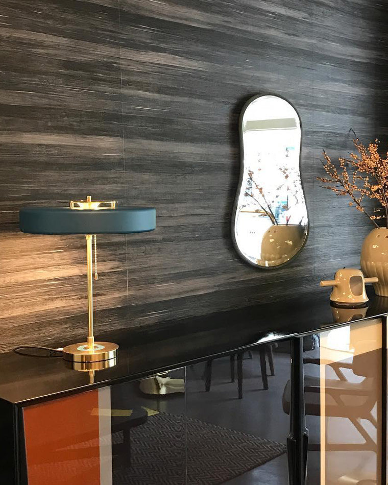 Lampa Stołowa LED w Stylu Vintage z Łańcuszkiem | Elegancka Lampka do Sypialni