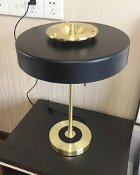 Lampa Stołowa LED w Stylu Vintage z Łańcuszkiem | Elegancka Lampka do Sypialni