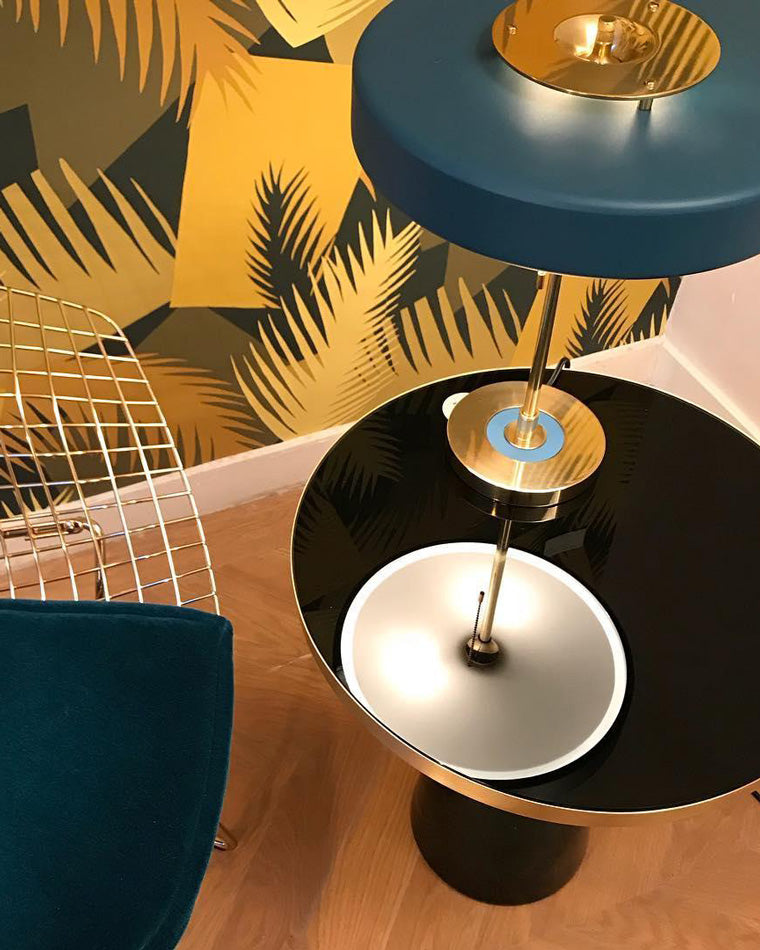 Lampa Stołowa LED w Stylu Vintage z Łańcuszkiem | Elegancka Lampka do Sypialni