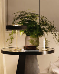 Lampa Stołowa LED w Stylu Vintage z Łańcuszkiem | Elegancka Lampka do Sypialni