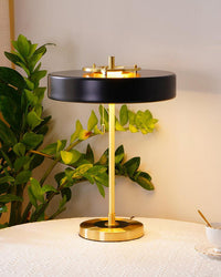 Lampa Stołowa LED w Stylu Vintage z Łańcuszkiem | Elegancka Lampka do Sypialni