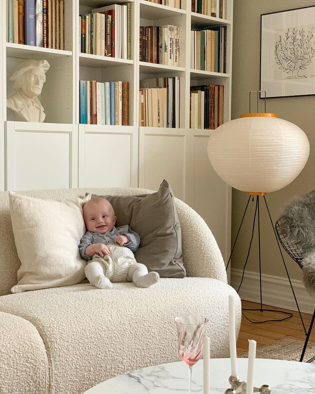 Lampa podłogowa w stylu japońskim | Nowoczesna lampa stojąca z papierowym abażurem