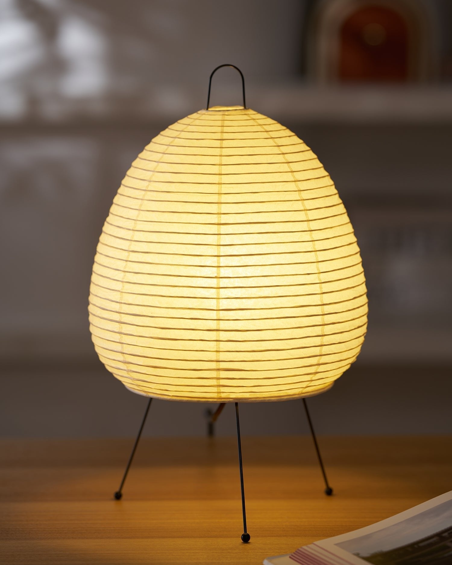 Lampa stojąca stołowa | Lampa podłogowa papierowa LED do salonu sypialni