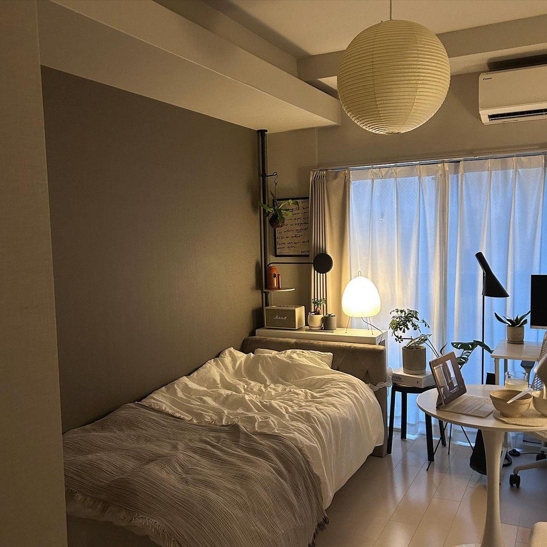 Japońska Lampa Wisząca z Papieru | Minimalistyczne Oświetlenie Sufitowe