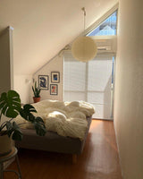 Japońska Lampa Wisząca z Papieru | Minimalistyczne Oświetlenie Sufitowe