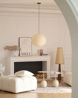 Japońska Lampa Wisząca z Papieru | Minimalistyczne Oświetlenie Sufitowe