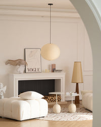 Japońska Lampa Wisząca z Papieru | Minimalistyczne Oświetlenie Sufitowe