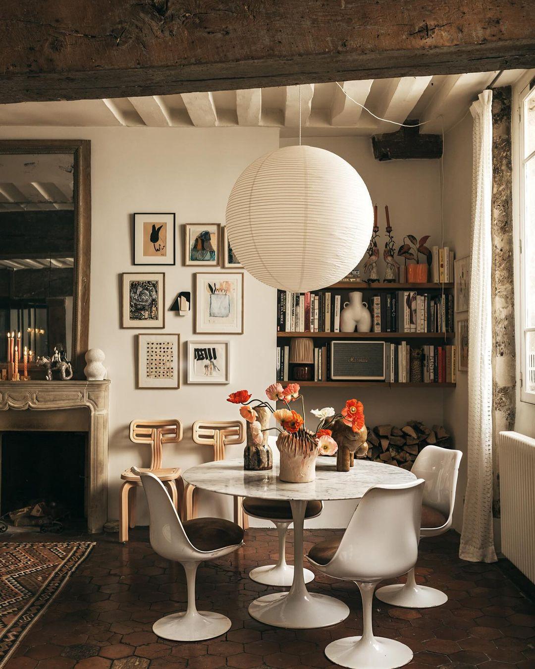 Japońska Lampa Wisząca z Papieru | Minimalistyczne Oświetlenie Sufitowe