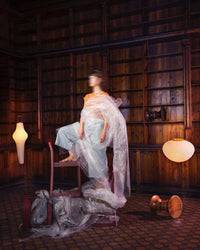 Lampa podłogowa w stylu japońskim | Nowoczesna lampa stojąca z papierowym abażurem