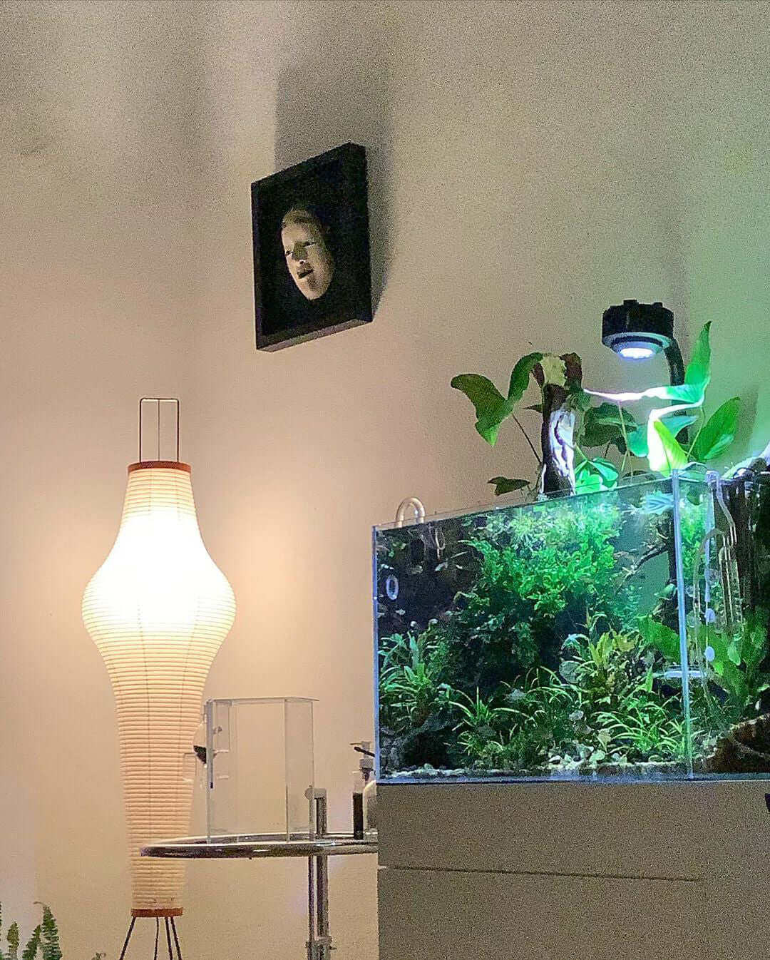 Lampa podłogowa w stylu japońskim | Nowoczesna lampa stojąca z papierowym abażurem