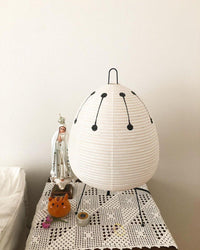 Lampa stojąca stołowa | Lampa podłogowa papierowa LED do salonu sypialni