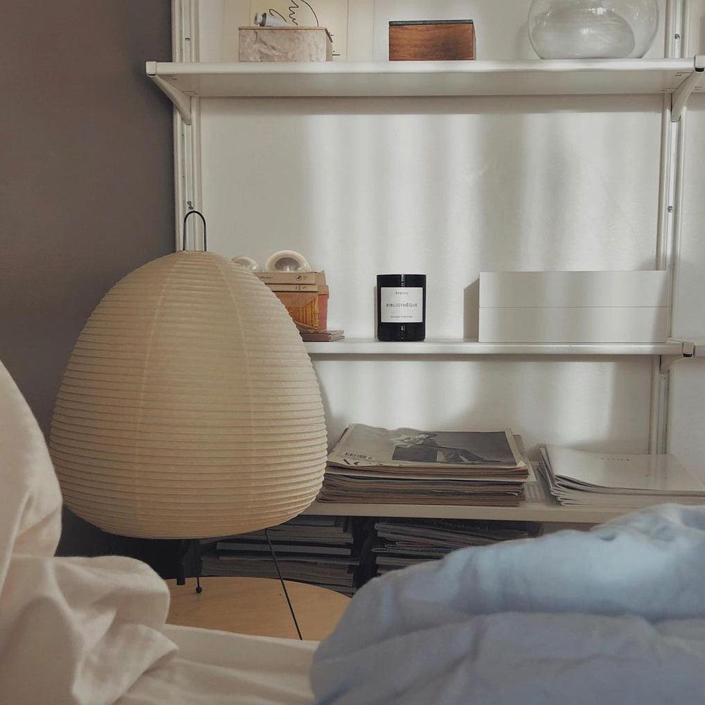 Lampa stojąca stołowa | Lampa podłogowa papierowa LED do salonu sypialni