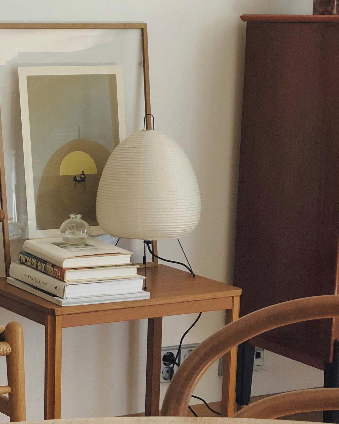 Lampa stojąca stołowa | Lampa podłogowa papierowa LED do salonu sypialni