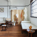 Lampa podłogowa w stylu japońskim | Nowoczesna lampa stojąca z papierowym abażurem