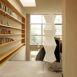 Lampa podłogowa w stylu japońskim | Nowoczesna lampa stojąca z papierowym abażurem