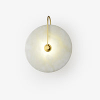 Kinkiet Ścienny z Alabastru LED | Nowoczesna Lampa Ścienna