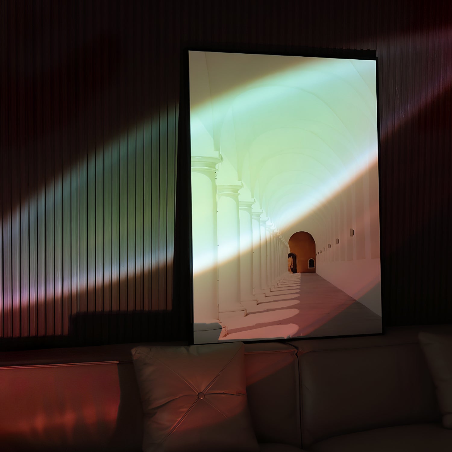 Lampa Stołowa LED Projektująca Wzory | Designerskie Oświetlenie Wnętrz