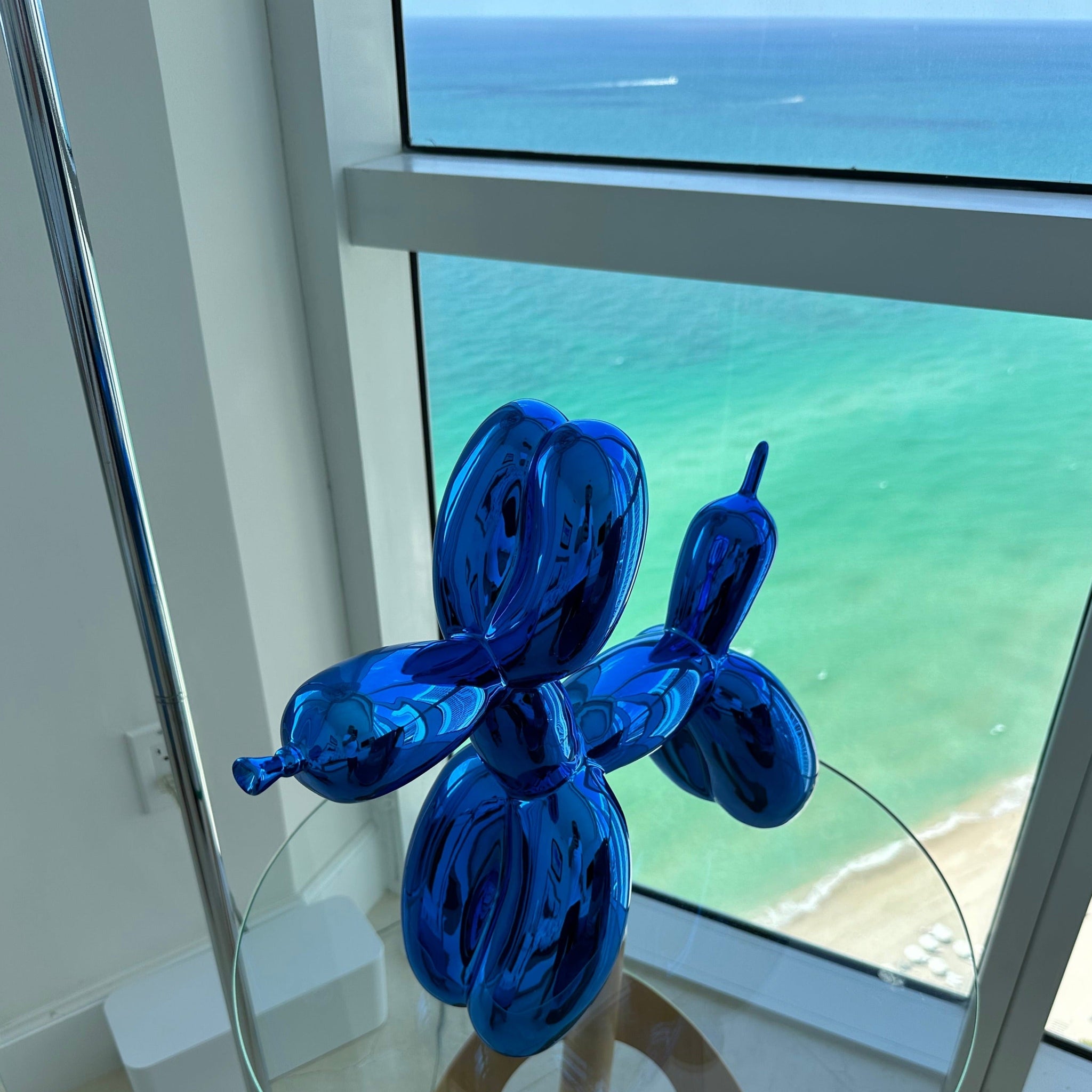 Balonowy Pies z Żywicy | Nowoczesna figurka dekoracyjna