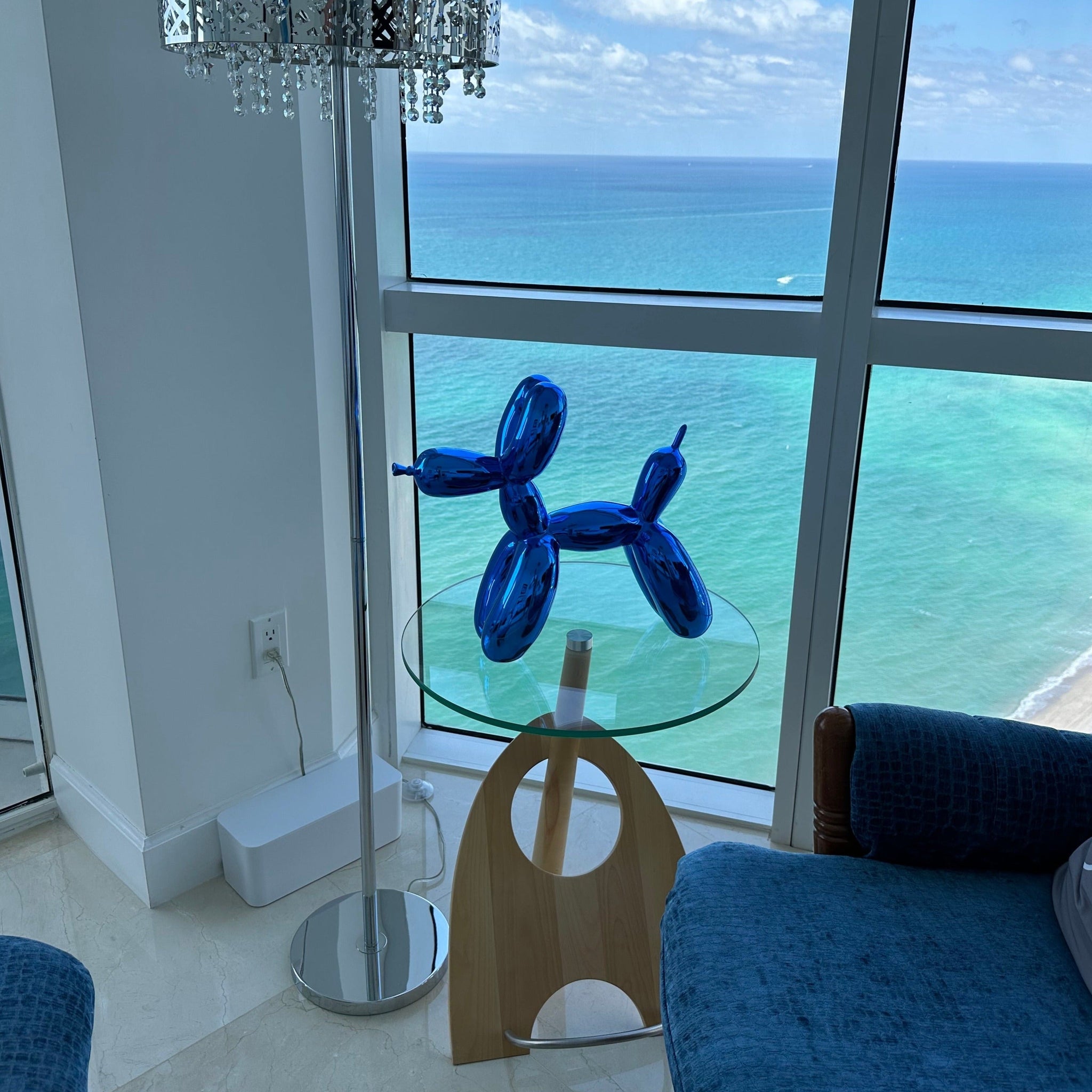 Balonowy Pies z Żywicy | Nowoczesna figurka dekoracyjna