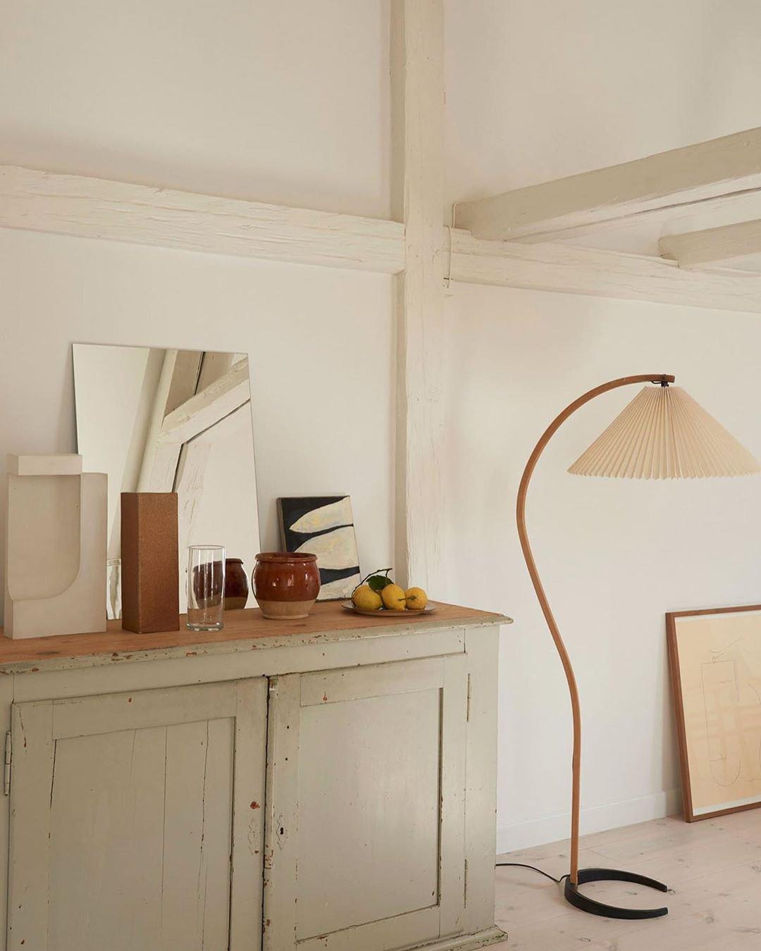 Lampa podłogowa w stylu skandynawskim | Nowoczesna lampa stojąca do salonu