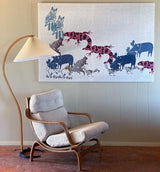 Lampa podłogowa w stylu skandynawskim | Nowoczesna lampa stojąca do salonu