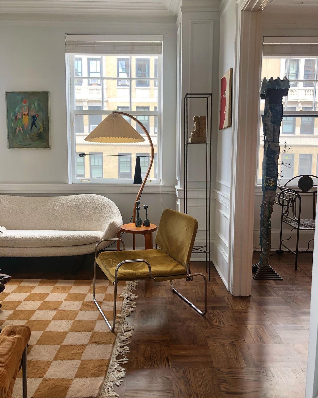 Lampa podłogowa w stylu skandynawskim | Nowoczesna lampa stojąca do salonu