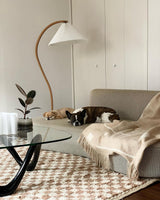 Lampa podłogowa w stylu skandynawskim | Nowoczesna lampa stojąca do salonu