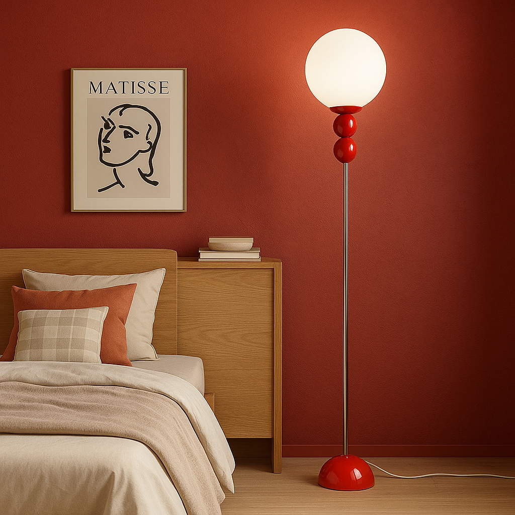 Lampa Stojąca Mid-Century Modern do Salonu | Nowoczesne Oświetlenie LED