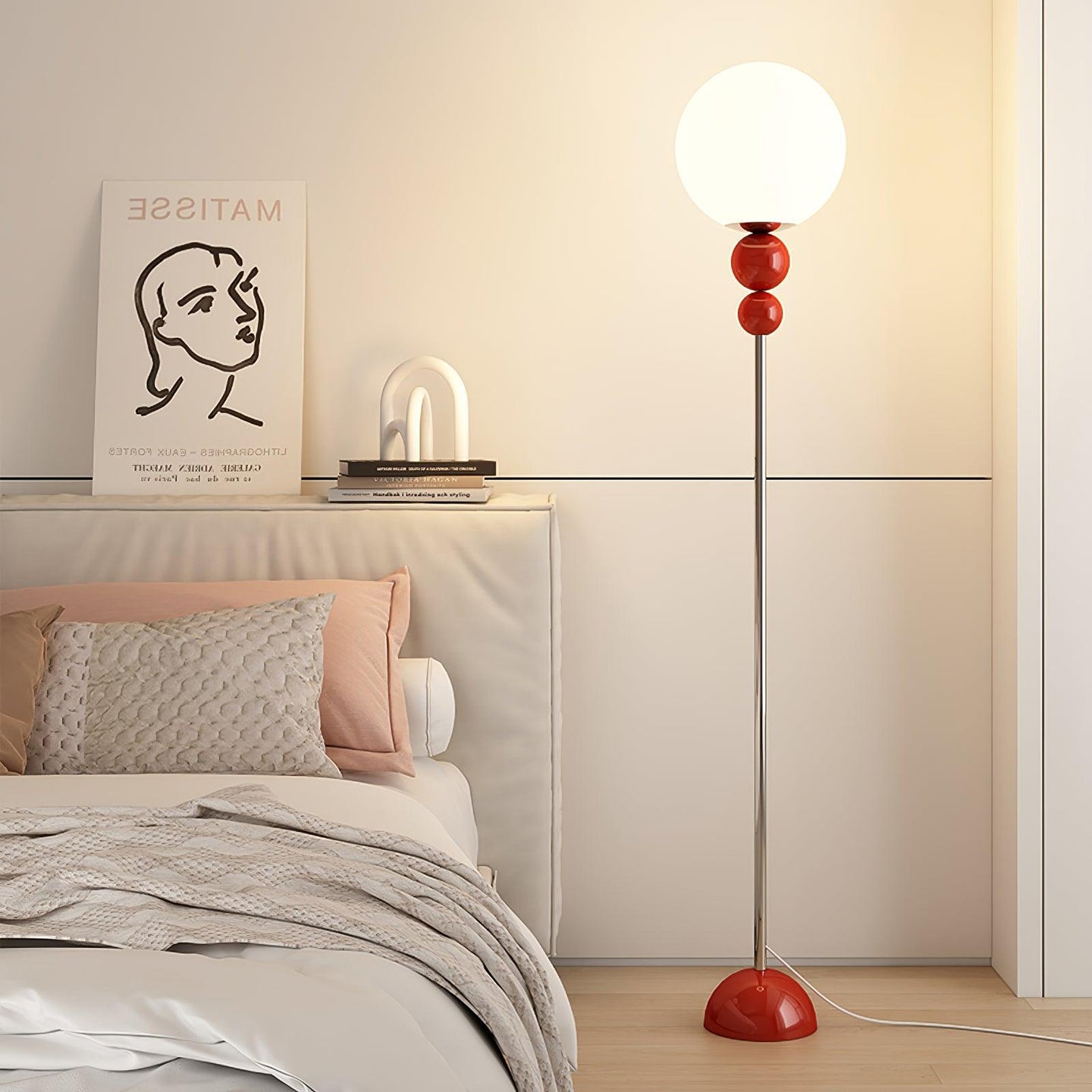 Lampa Stojąca Mid-Century Modern do Salonu | Nowoczesne Oświetlenie LED