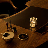 Kryształowa Lampka Stołowa | Elegancka Lampka LED z Funkcją Ładowania USB