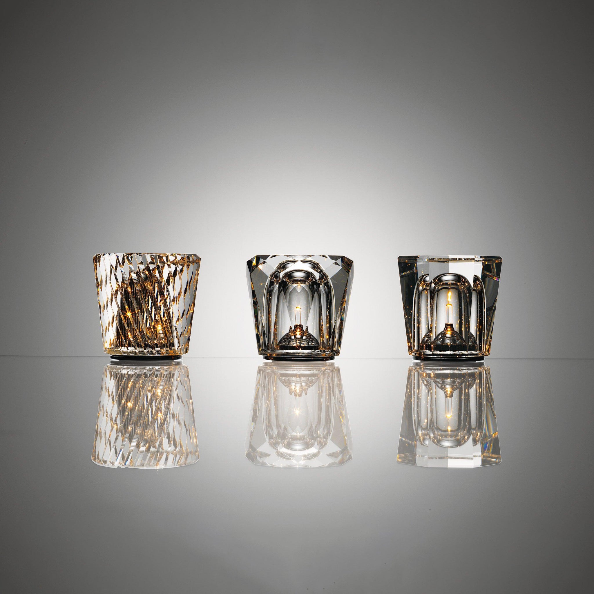 Kryształowa Lampka Stołowa | Elegancka Lampka LED z Funkcją Ładowania USB