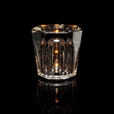 Kryształowa Lampka Stołowa | Elegancka Lampka LED z Funkcją Ładowania USB