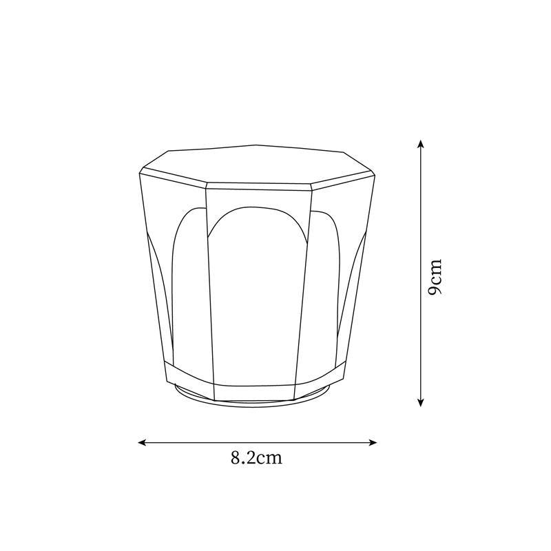Kryształowa Lampka Stołowa | Elegancka Lampka LED z Funkcją Ładowania USB