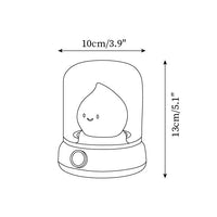 Vintage’owa Lampka LED | Regulowana Lampka Nocna na Stolik lub Biurko