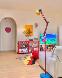 Regulowana Nowoczesna Lampa Podłogowa | Kolorowe Oświetlenie do Salonu