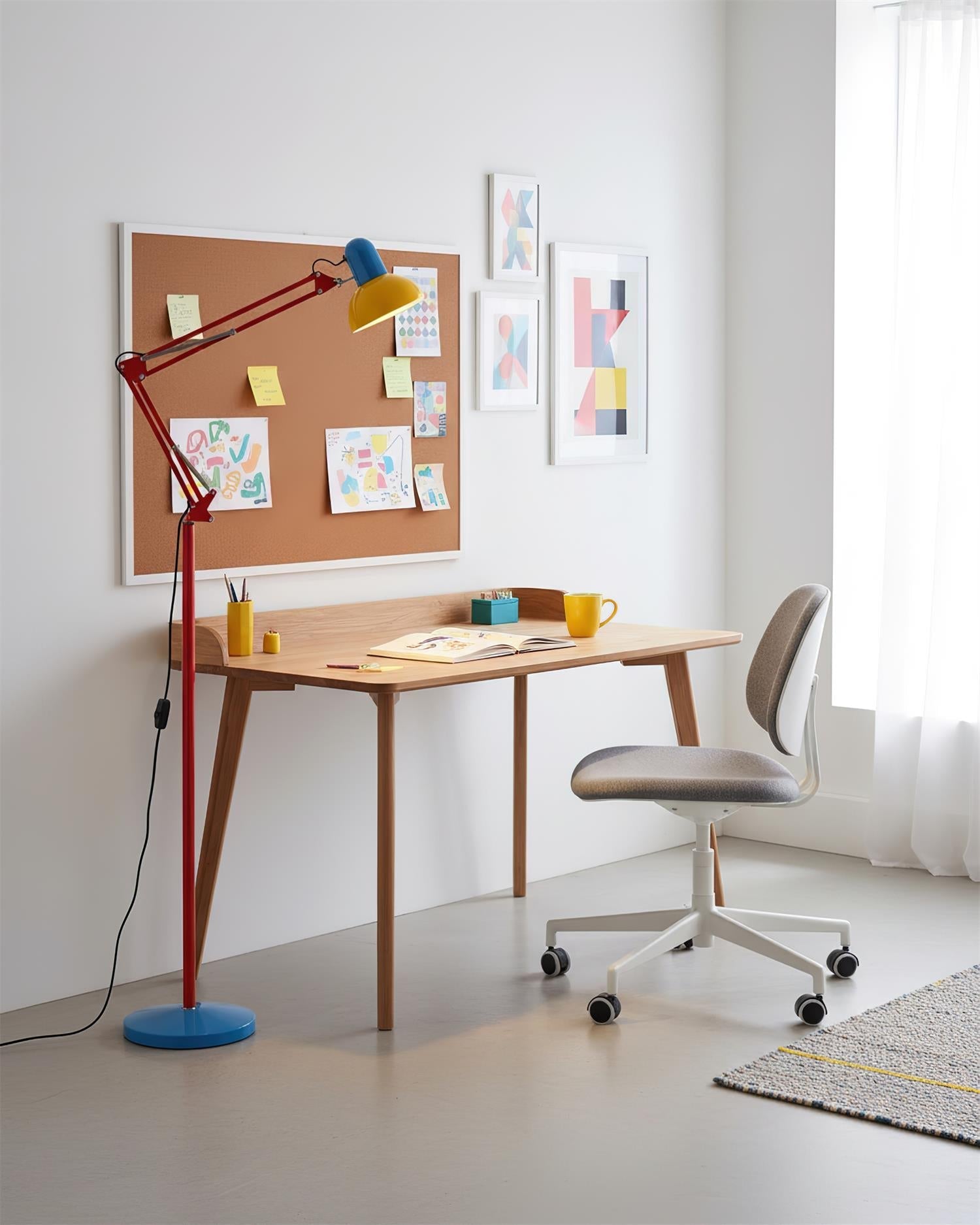 Regulowana Nowoczesna Lampa Podłogowa | Kolorowe Oświetlenie do Salonu