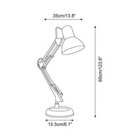 Regulowana Lampka Biurkowa LED | Kolorowa Lampa Stołowa z Elastycznym Ramieniem