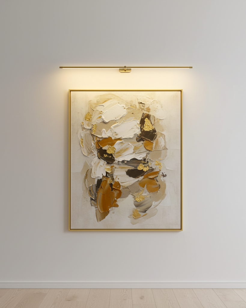 Bezprzewodowy Kinkiet LED | Nowoczesna Lampa Ścienna do Salonu lub Nad Obraz