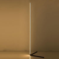 Lampa stojąca LED | Minimalistyczny design czarny