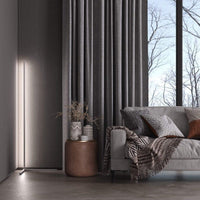 Lampa stojąca LED | Minimalistyczny design czarny