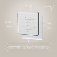 Lampa stojąca LED | Minimalistyczny design czarny