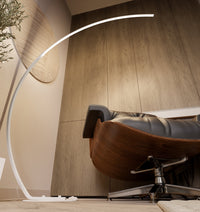 Lampa stojąca LED | Nowoczesna lampa łukowa